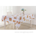 Home PVC Heart Tablecloths Print Roll Table Cloth